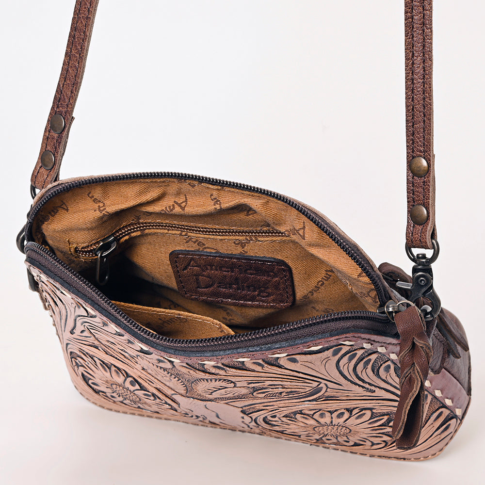 American Darling Hand Tooled Genuine Leather