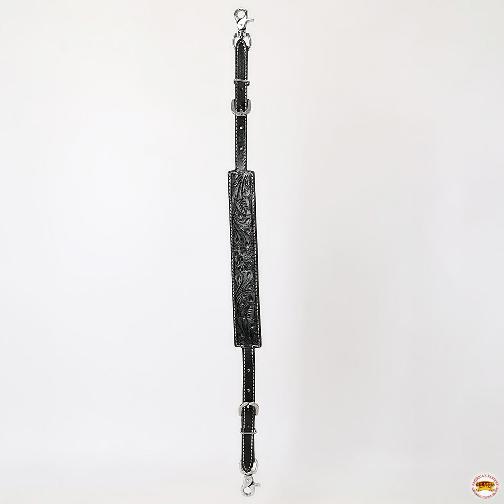 Hilason Horse Adjusts 24" - 27" Size Leather Breast Collar Wither Strap