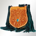 American Darling Hand-Tooled Genuine Leather Crossbody Bag