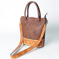American Darling Hand-Tooled Genuine Leather Tote