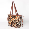 American Darling Hand-Tooled Hair-On Genuine Leather Tote