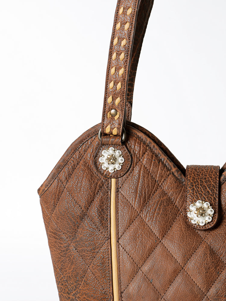 American Darling Tote Genuine Leather Women Bag Western Handbag Purse