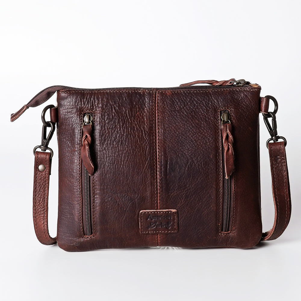 American Darling Beautifully Hand Tooled Hair-On Genuine Leather