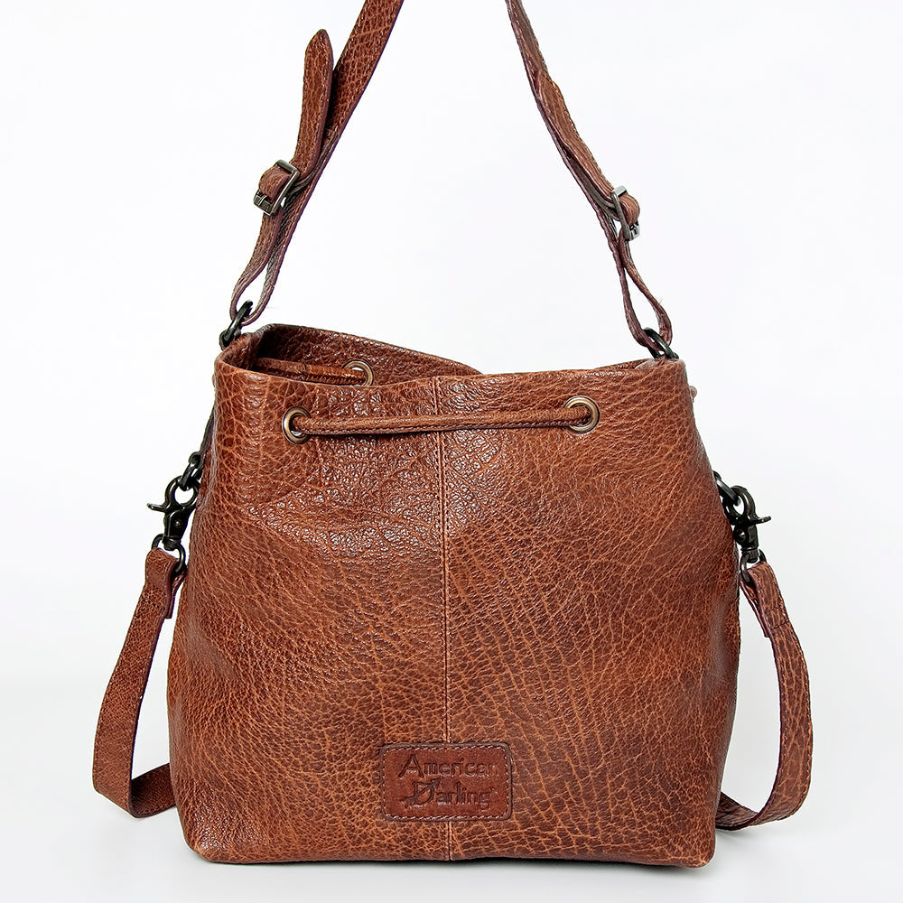 American Darling Hand-Tooled Genuine Leather Tote