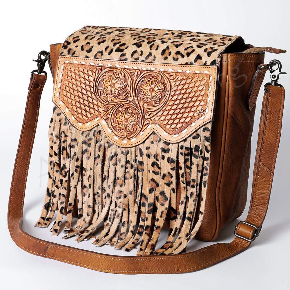American Darling Crossbody Hand Tooled Genuine Leather