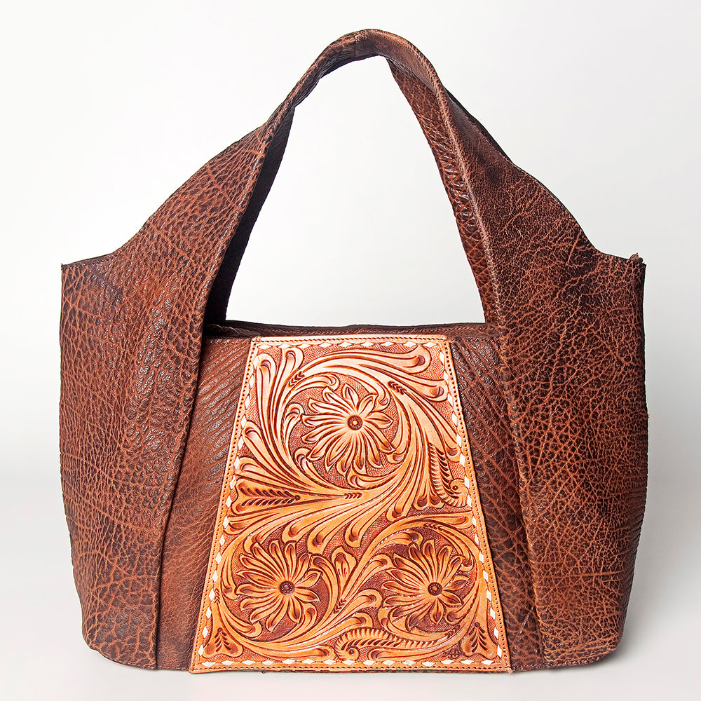 American Darling Hand-Tooled Genuine Leather Tote