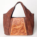 American Darling Hand-Tooled Genuine Leather Tote