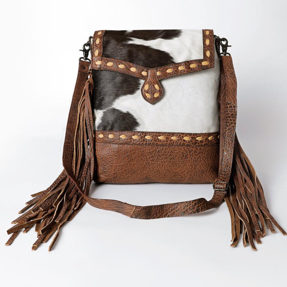 American Darling Hair-On Leather Crossbody Bag