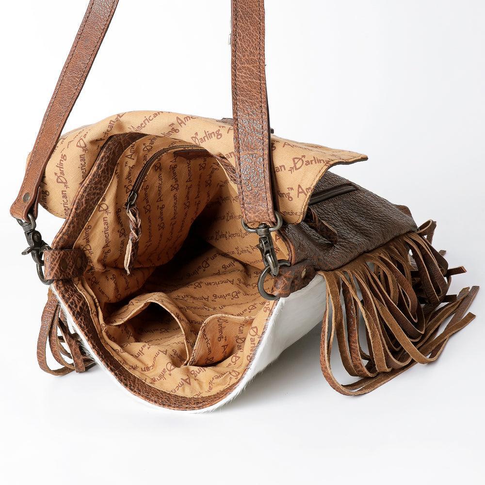 American Darling Hair-On Leather Crossbody Bag