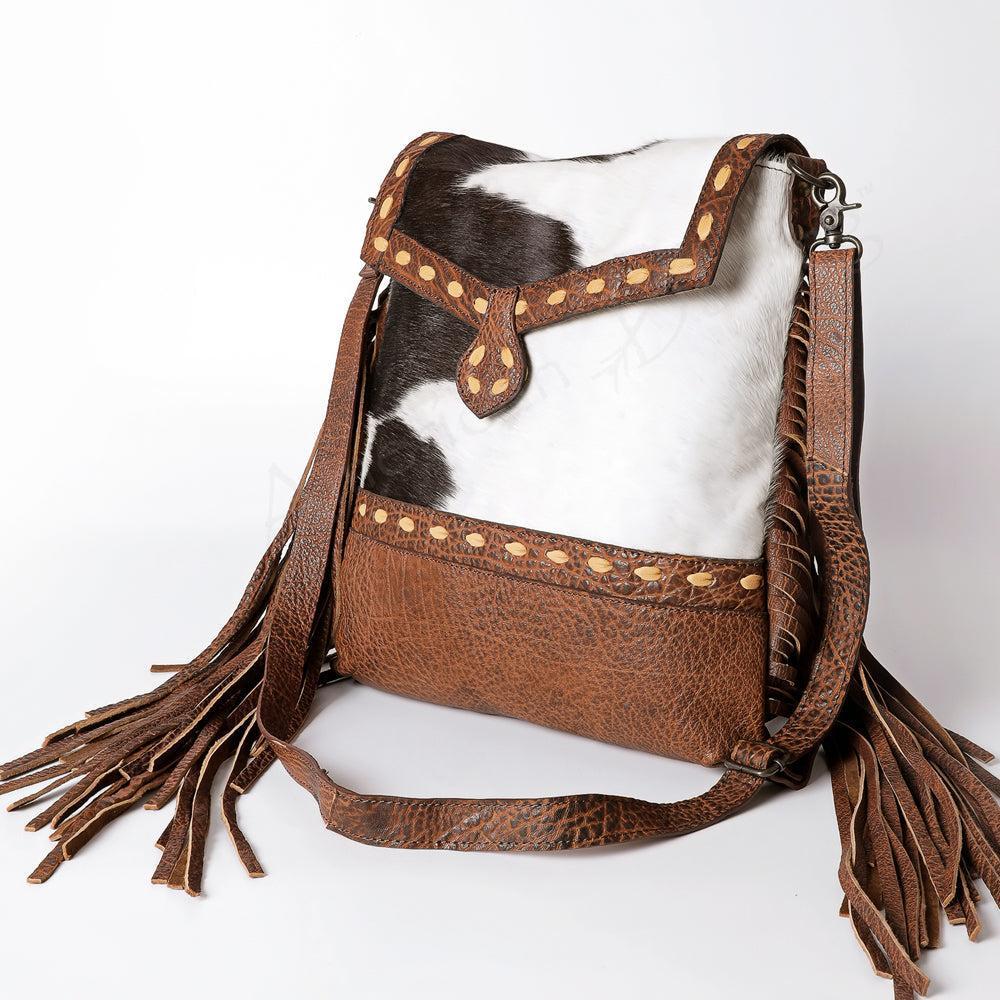 American Darling Hair-On Leather Crossbody Bag