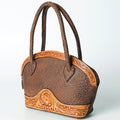 American Darling Hand-Tooled Genuine Leather Tote