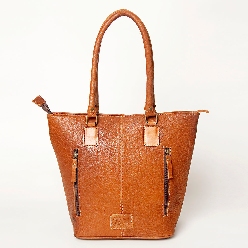 American Darling Tote Hand Tooled Genuine Leather