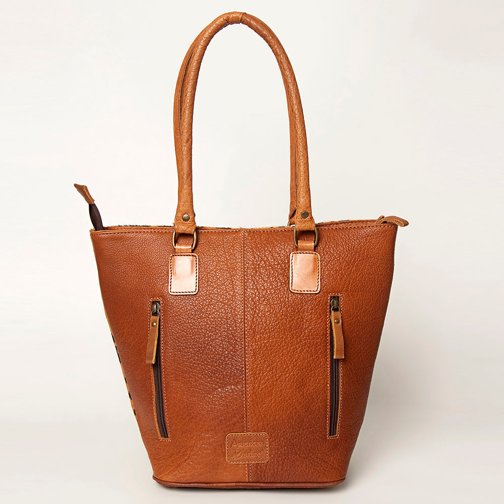 American Darling Tote Hand Tooled Genuine Leather