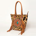 American Darling Tote Hand Tooled Genuine Leather