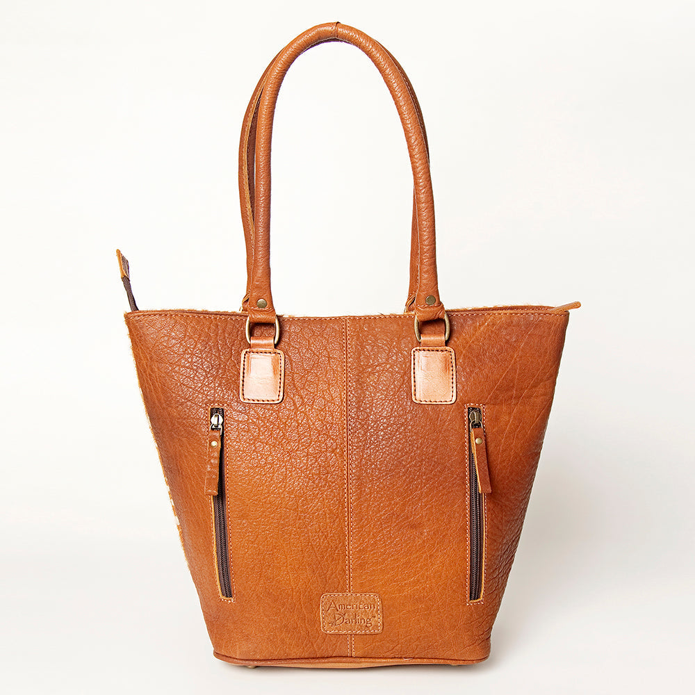 American Darling Tote Hand Tooled Genuine Leather