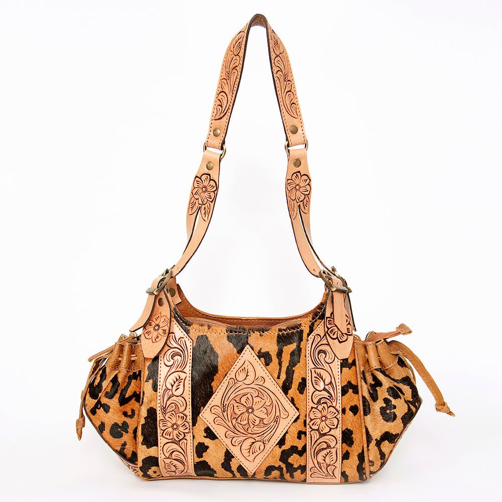 American Darling Hobo Hand Tooled Hair-On Genuine Leather