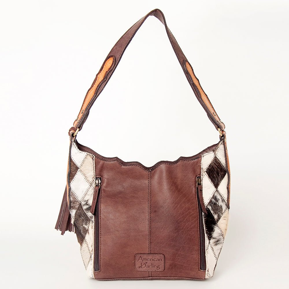 American Darling Hobo Hand Tooled Genuine Leather