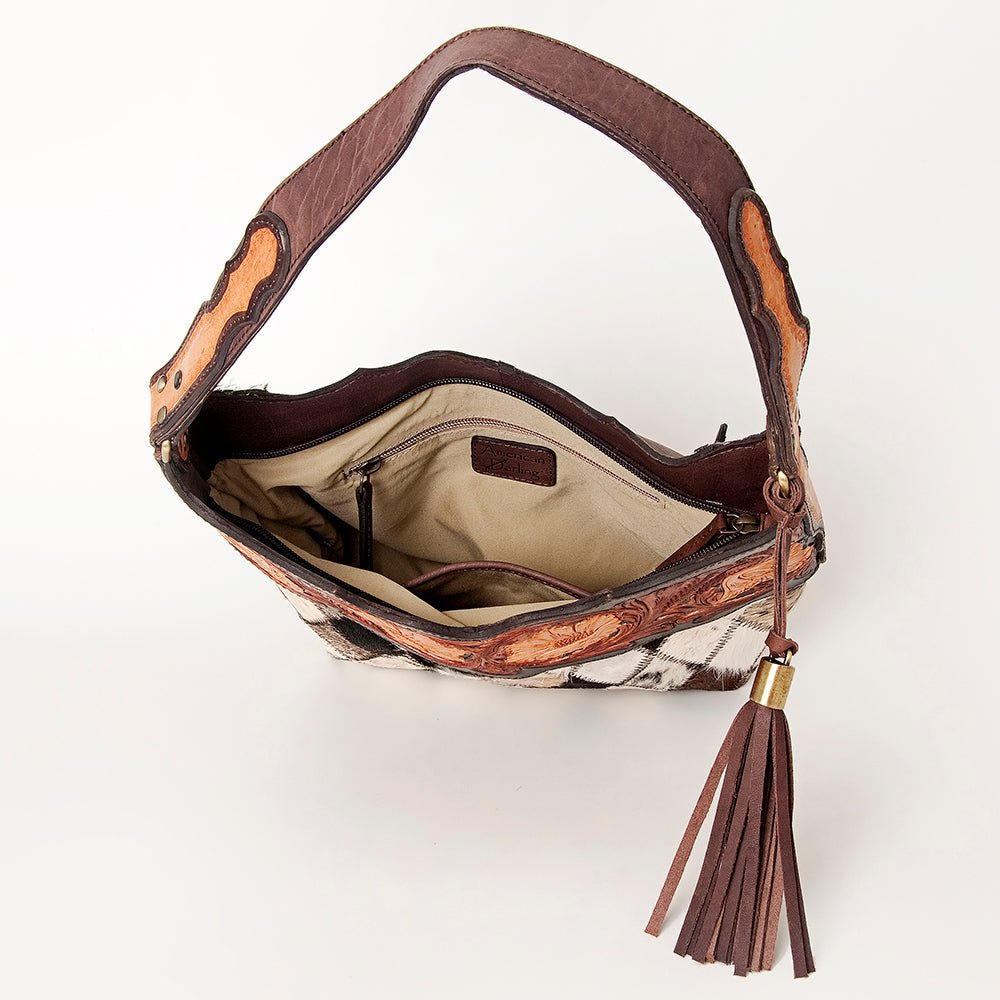 American Darling Hobo Hand Tooled Genuine Leather