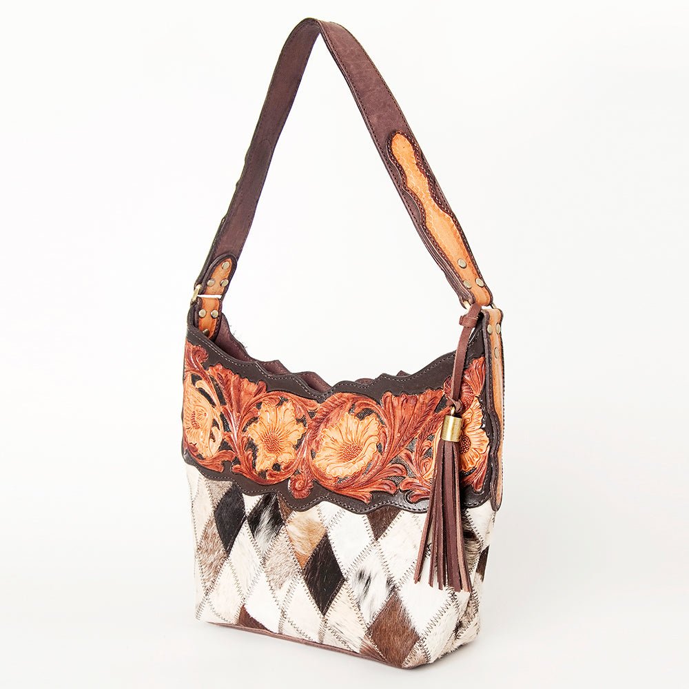 American Darling Hobo Hand Tooled Genuine Leather