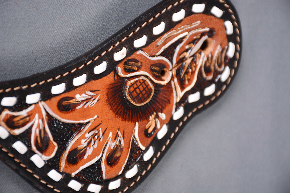 Bar H Equine Leather Spurs Straps for Adults - Western Womens Spur Straps for Horse Riding, Barrel Racing, Show, and Rodeo