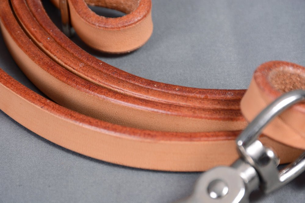 BAR H EQUINE Western Leather Horse Rein With Adjustable Buckle