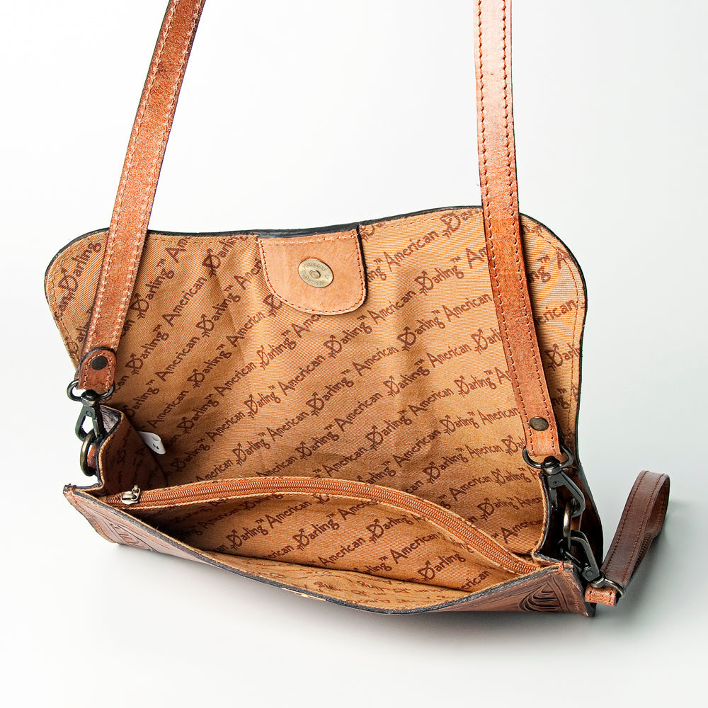 American Darling Wallet Hand Tooled Genuine Leather Women Bag Western Handbag Purse | Womens Handbags |Leather for Summer