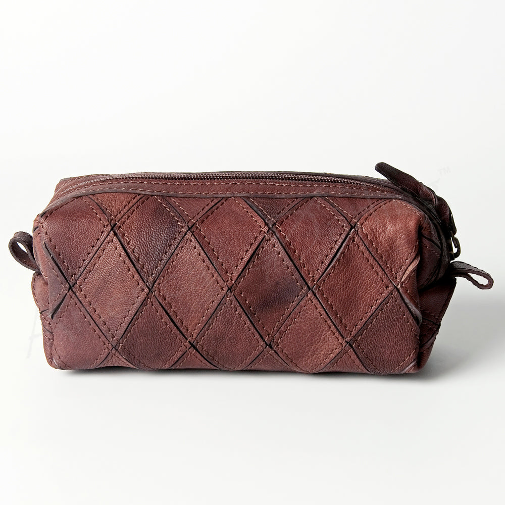 American Darling Genuine Leather Toiletry Bag
