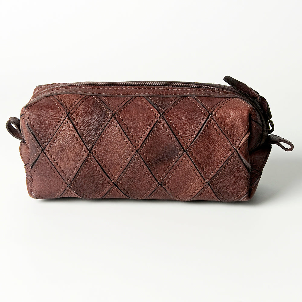 American Darling Toiletry Genuine Leather Women Bag Western Handbag Purse