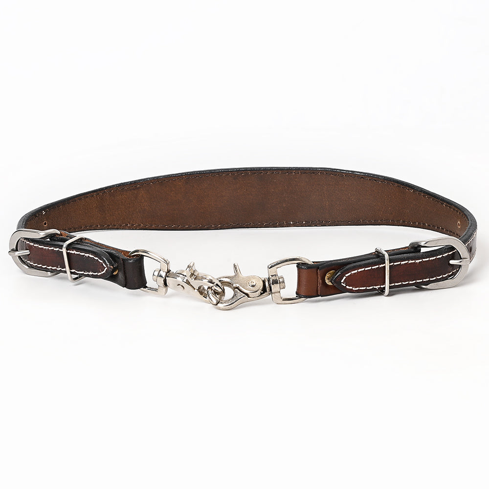 Bar H Equine American Leather Horse Saddle Tack One Ear Headstall | Breast Collar | Browband Headstall | Wither Strap | Tack Set for Horses Tropical Chaya Collection