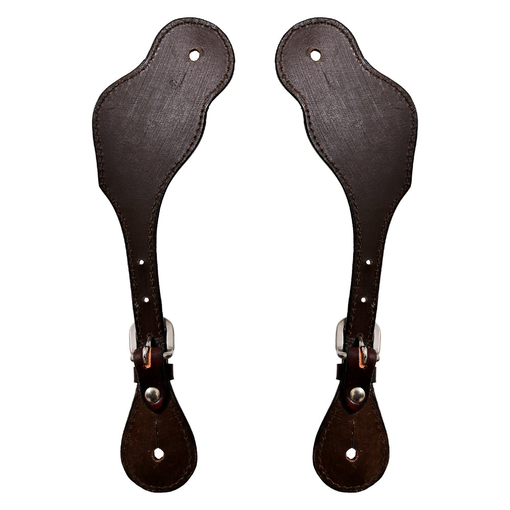 Bar H Equine Leather Spurs Straps for Adults Western Womens Spur Horse Riding Barrel Racing Show and Rodeo Strap Adult Women