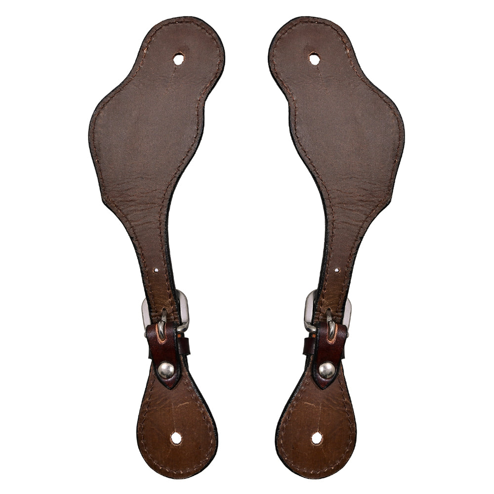 Bar H Equine Leather Spurs Straps for Adults Western Womens Spur Horse Riding Barrel Racing Show and Rodeo Strap Adult Women
