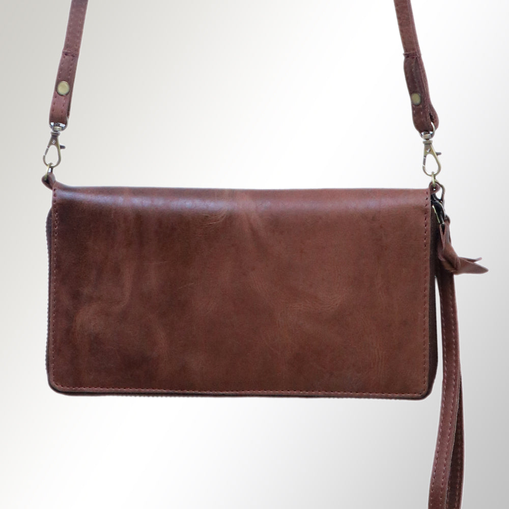 American Darling Genuine Leather Clutch