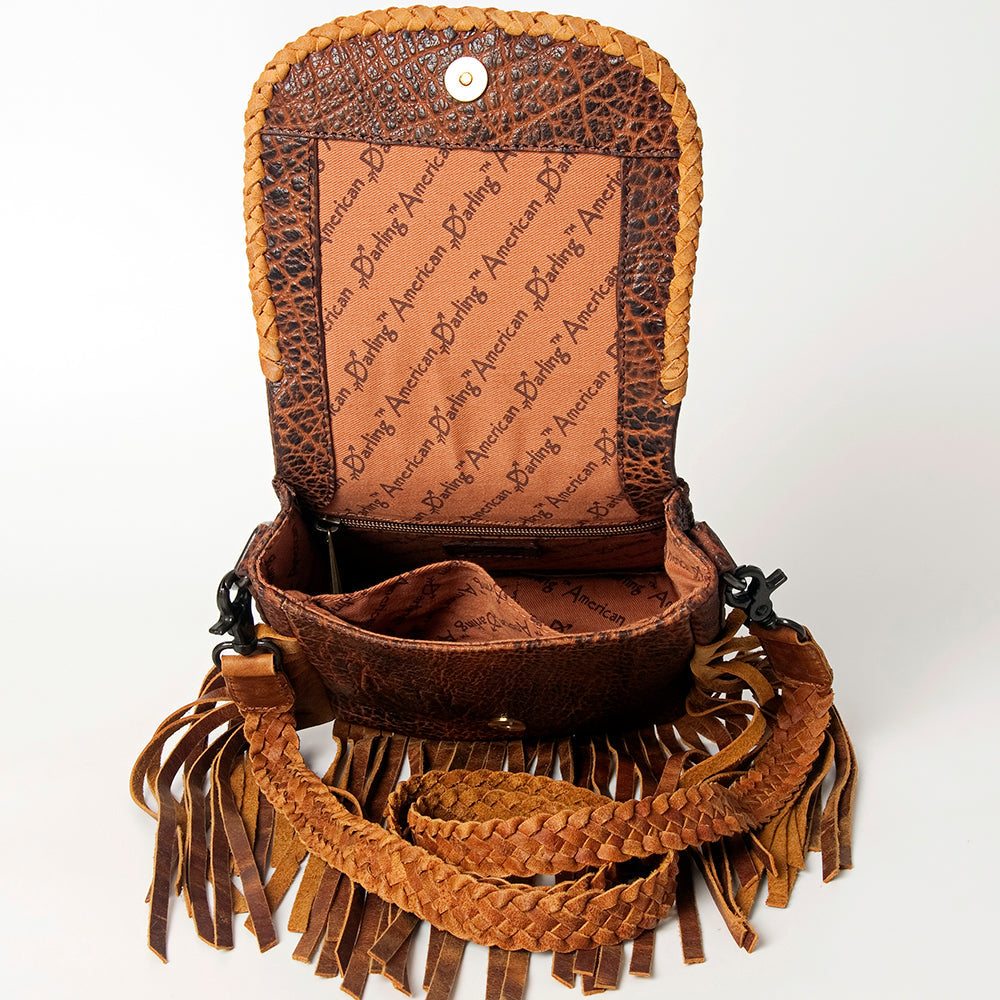 American Darling Cross Body Full Grain Genuine Leather Western Women Bag Handbag Purse | Crossbody for Cute