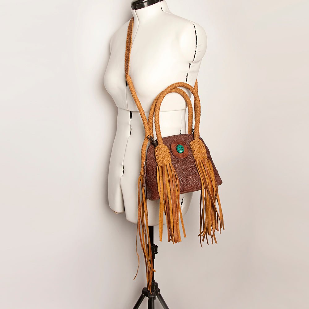 American Darling Hand Tooled Hair-On Genuine Leather