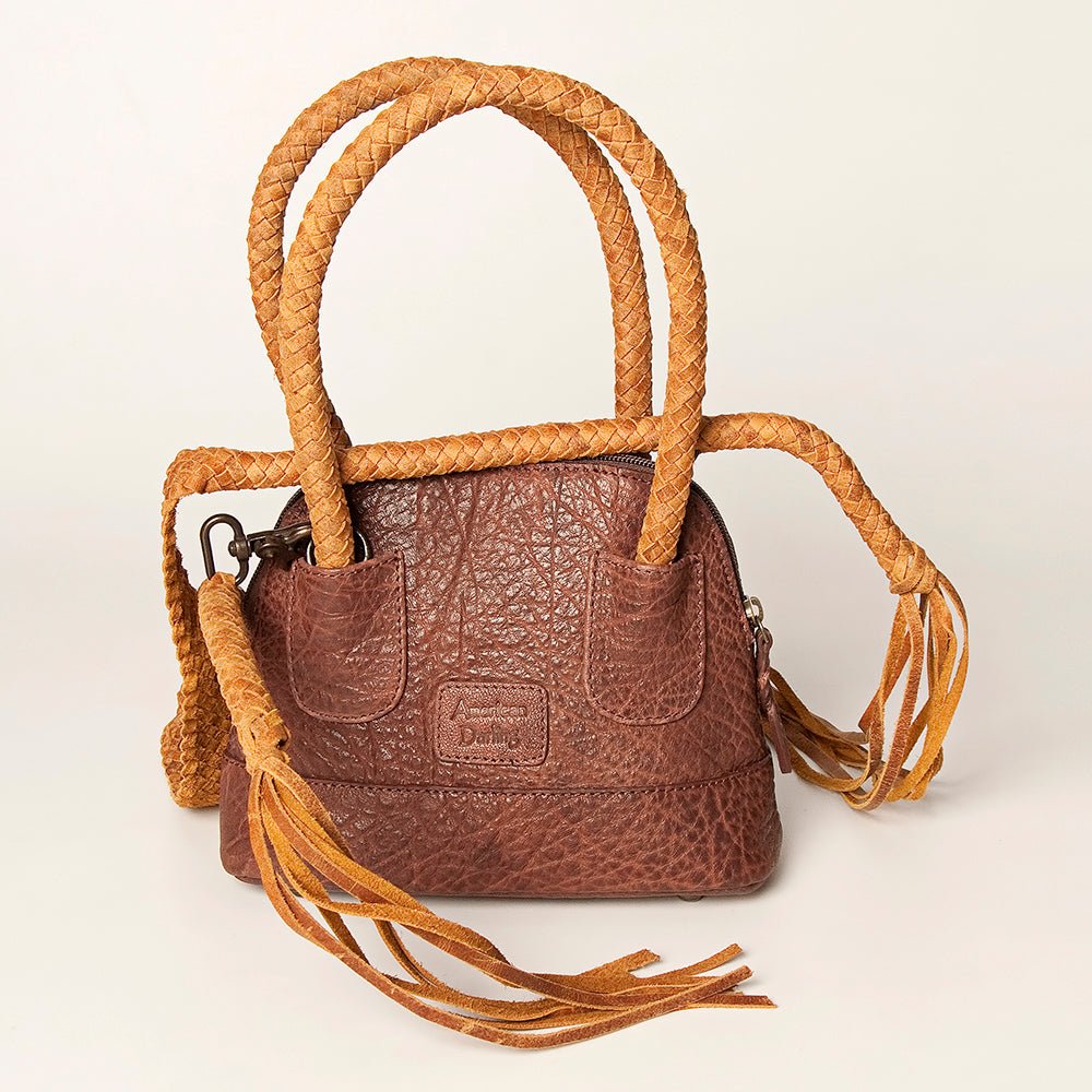 American Darling Hand Tooled Hair-On Genuine Leather