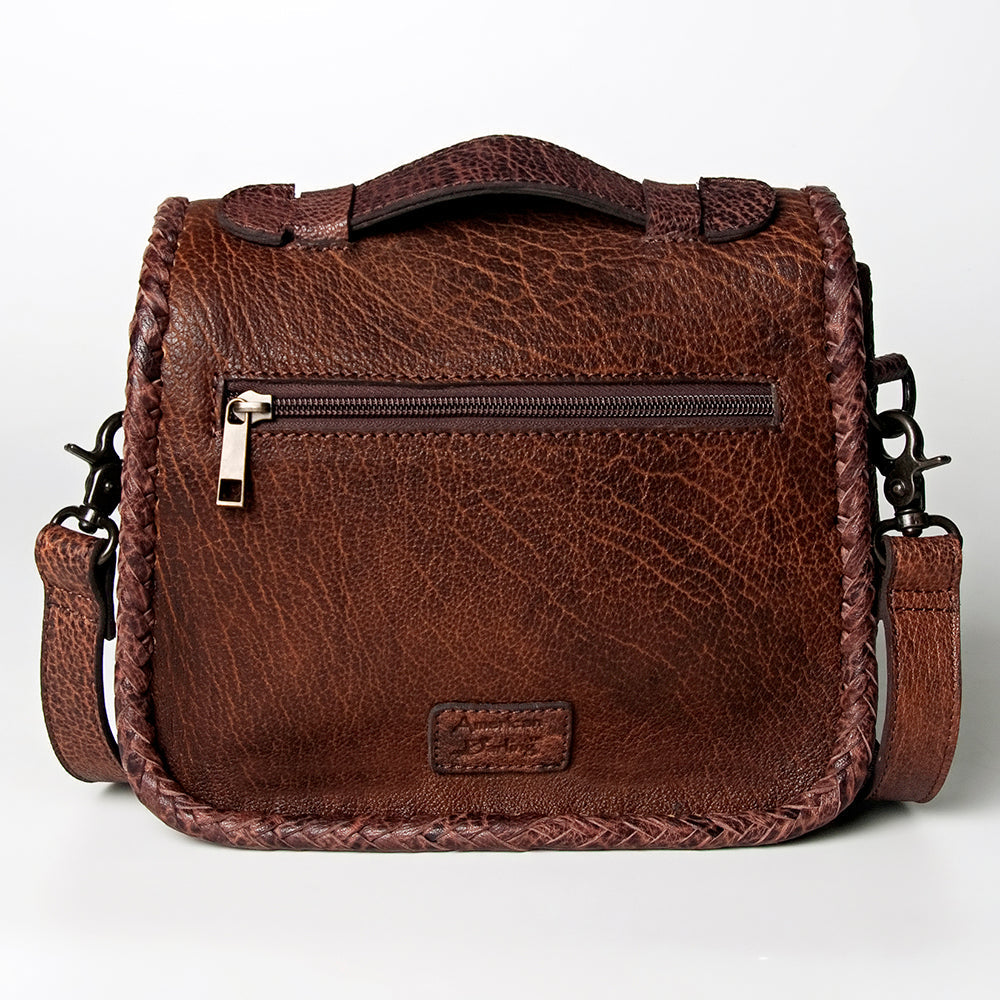 American Darling Messenger Full Grain Genuine Leather Western Women Bag Handbag Purse | Crossbody for Cute