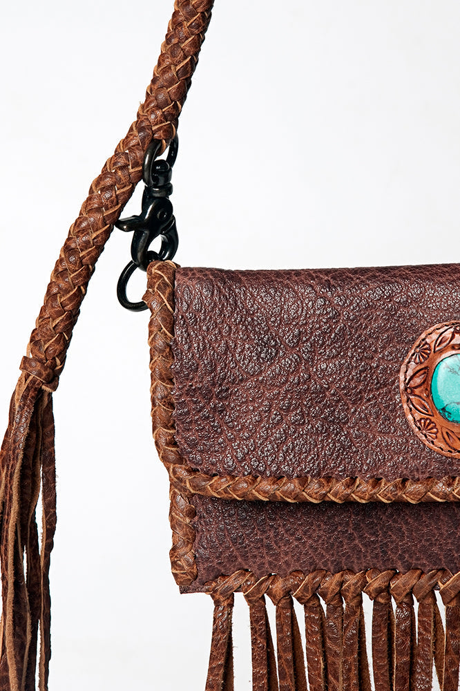 American Darling Wallet Hand Tooled Genuine Leather