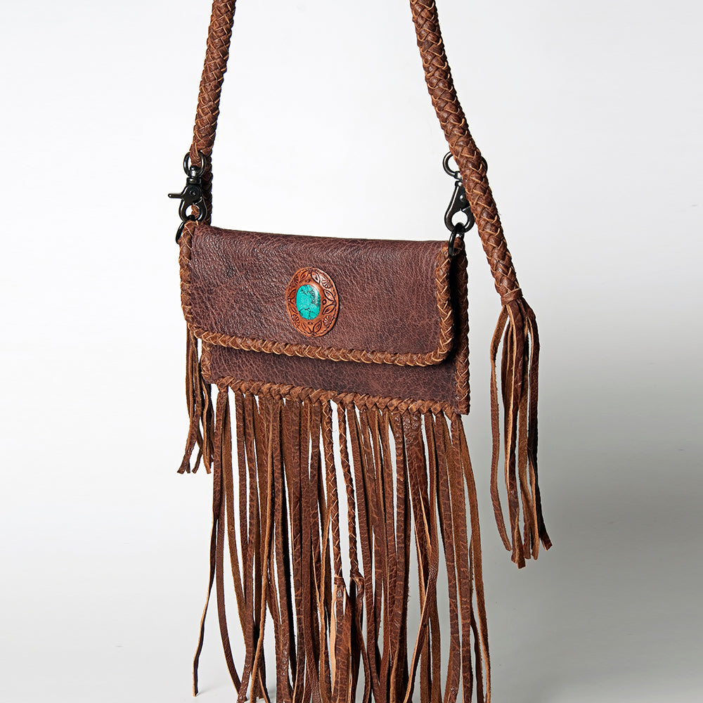 American Darling Wallet Hand Tooled Genuine Leather