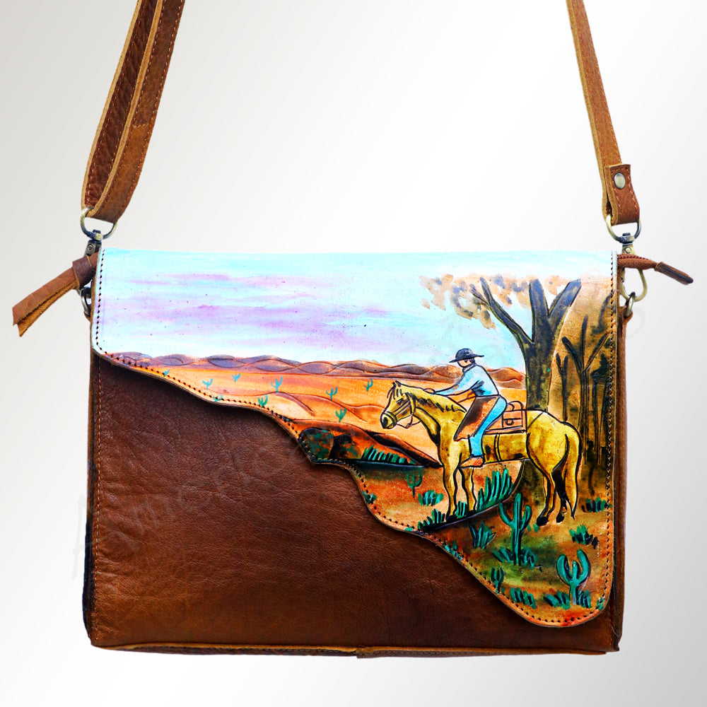 American Darling Genuine Leather Crossbody Bag