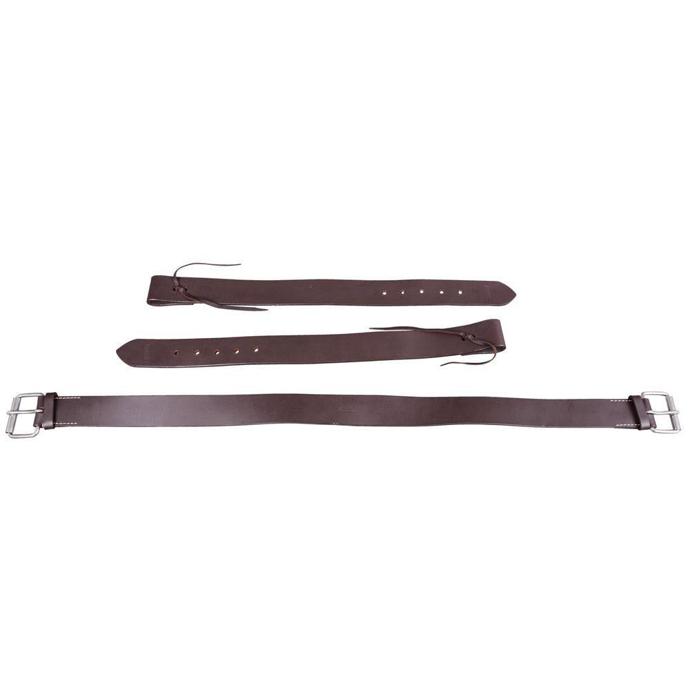 Hilason Western Flank Cinch with Connector Strap, Brown