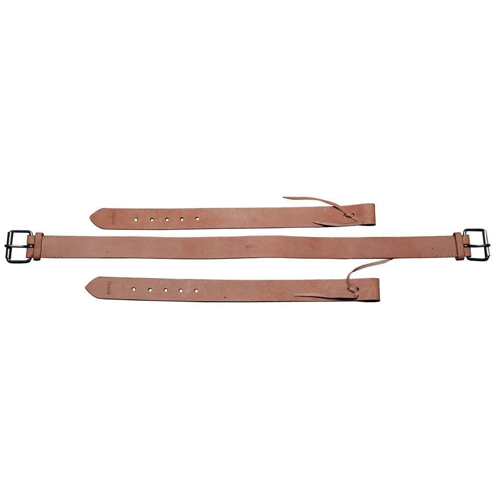 Hilason Western Flank Cinch with Connector Strap, Brown