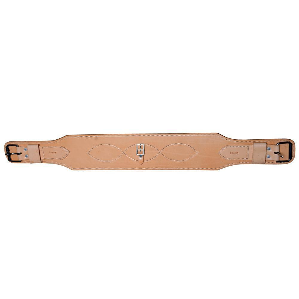 Hilason Western Leather Flank Cinch, Chocolate