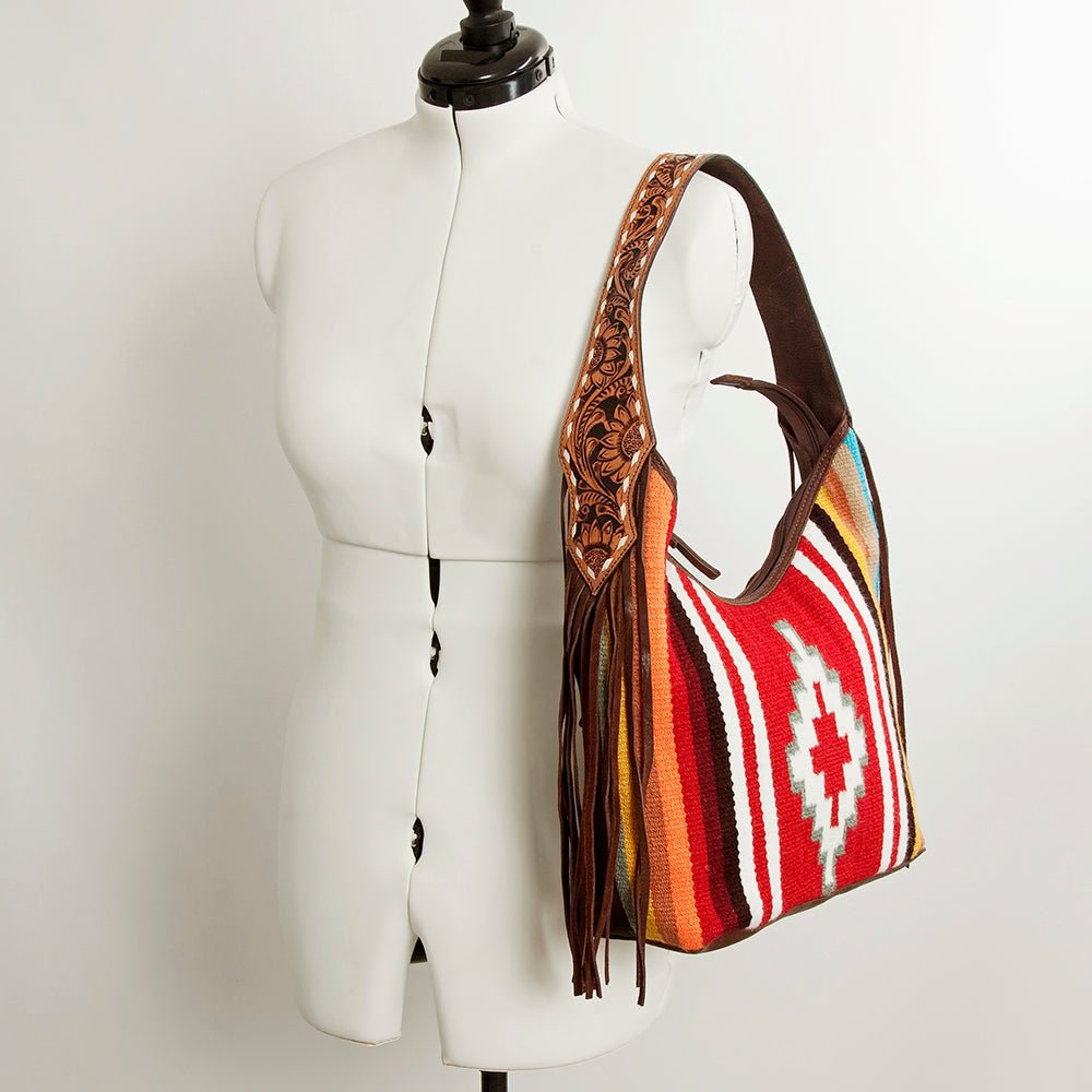 Hobo Saddle Blanket Leather Western Style Handbag for Women with Timeless Craftsmanship