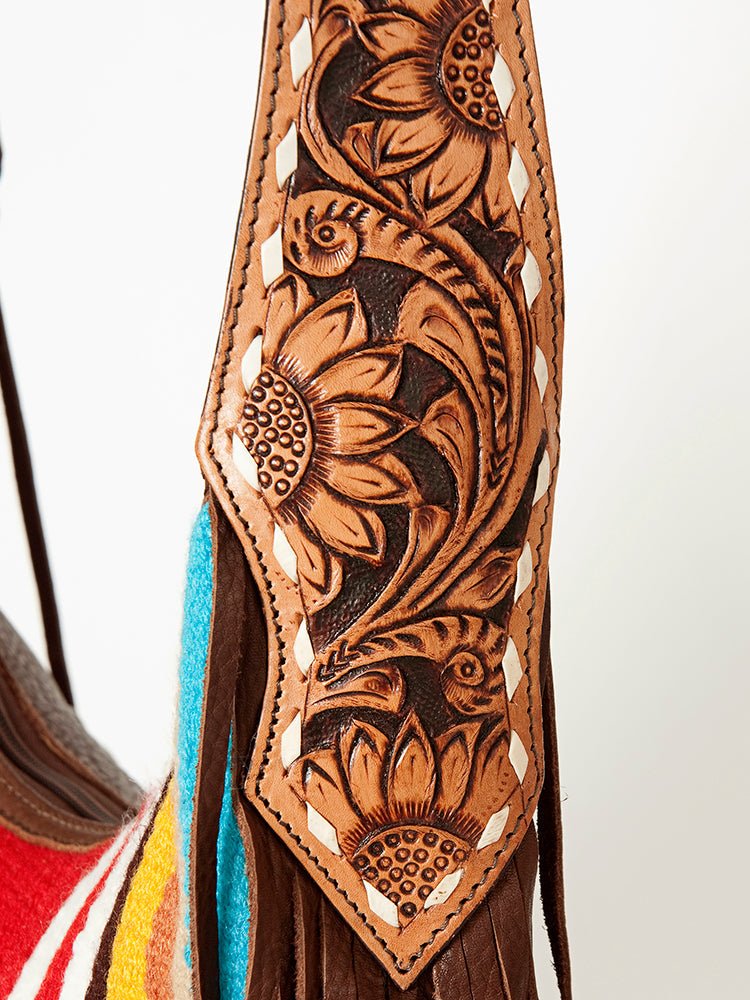 Hobo Saddle Blanket Leather Western Style Handbag for Women with Timeless Craftsmanship