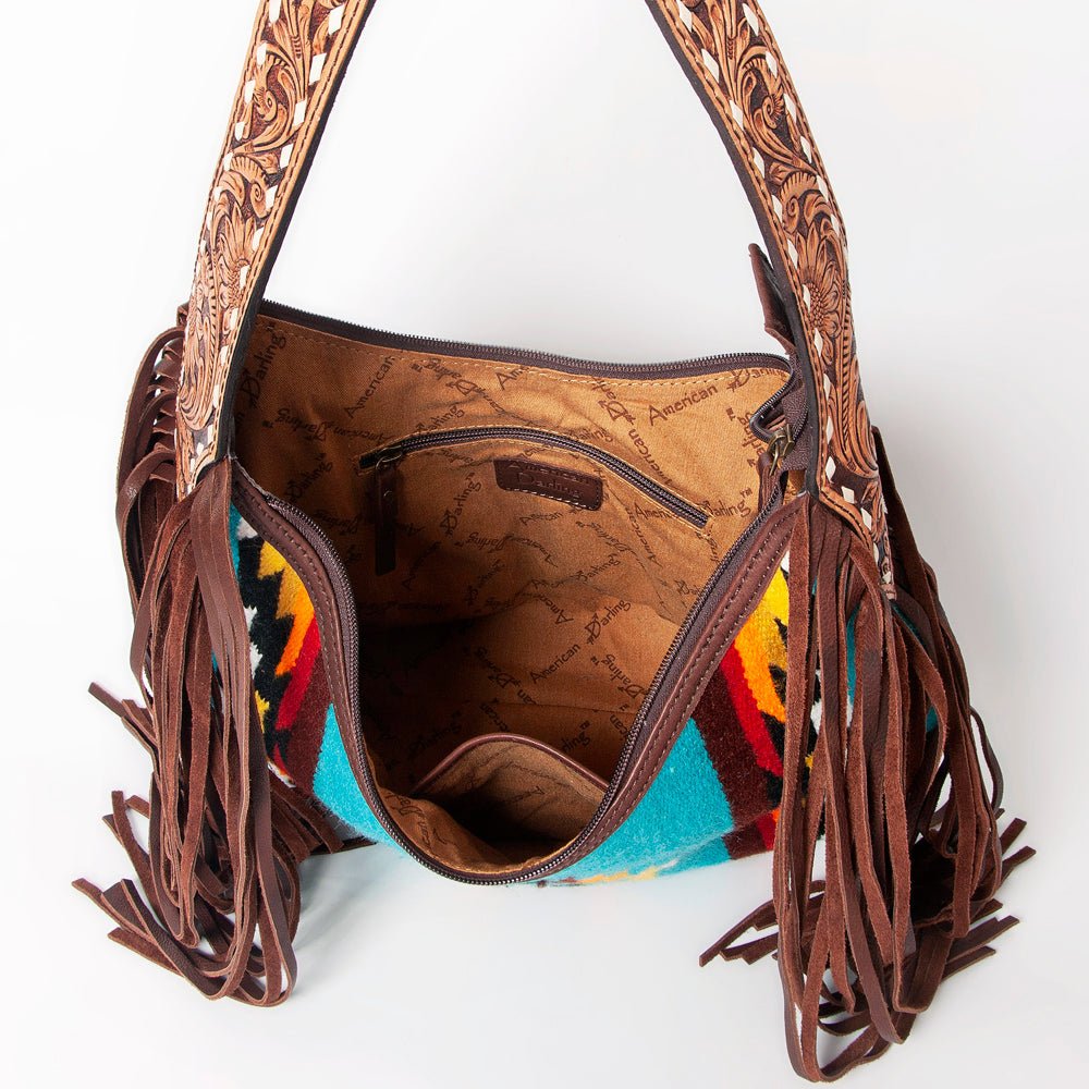 Hobo Saddle Blanket Leather Western Style Handbag for Women with Timeless Craftsmanship