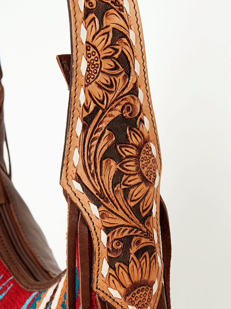 Hobo Saddle Blanket Leather Western Style Handbag for Women with Timeless Craftsmanship