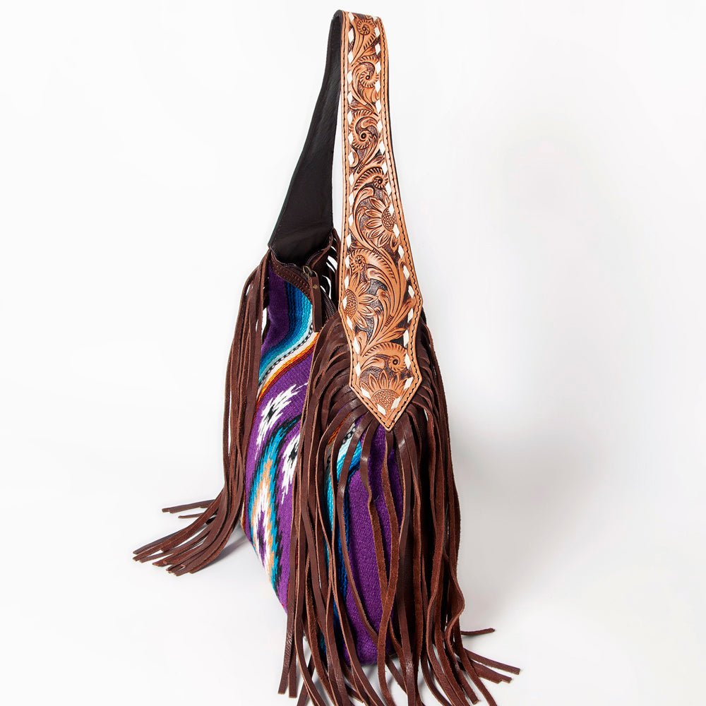 Hobo Saddle Blanket Leather Western Style Handbag for Women with Timeless Craftsmanship