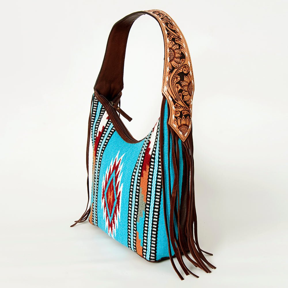 Hobo Saddle Blanket Leather Western Style Handbag for Women with Timeless Craftsmanship