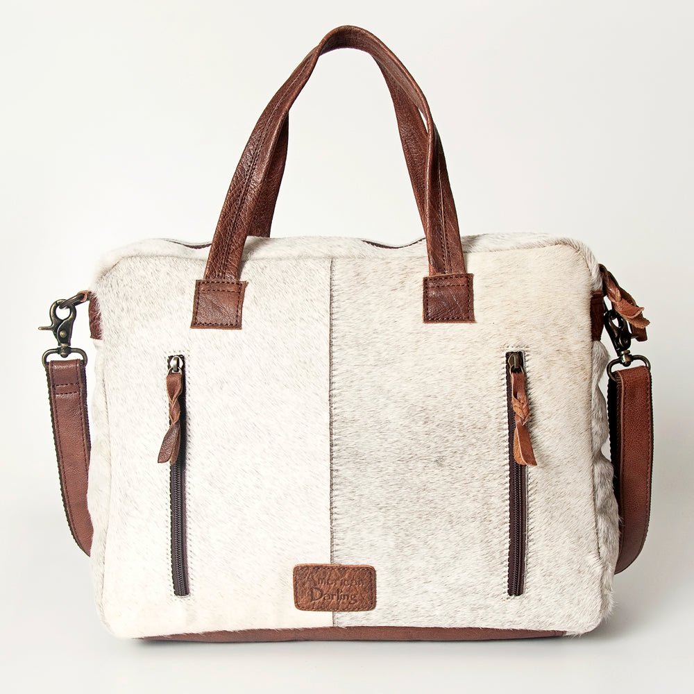 Hair On Leather Western Style Women's Briefcase