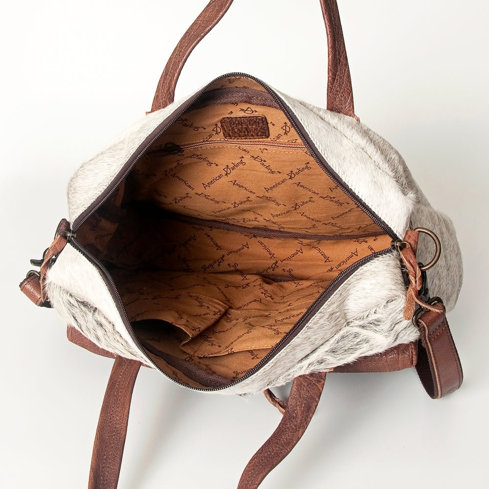 Hair On Leather Western Style Women's Briefcase
